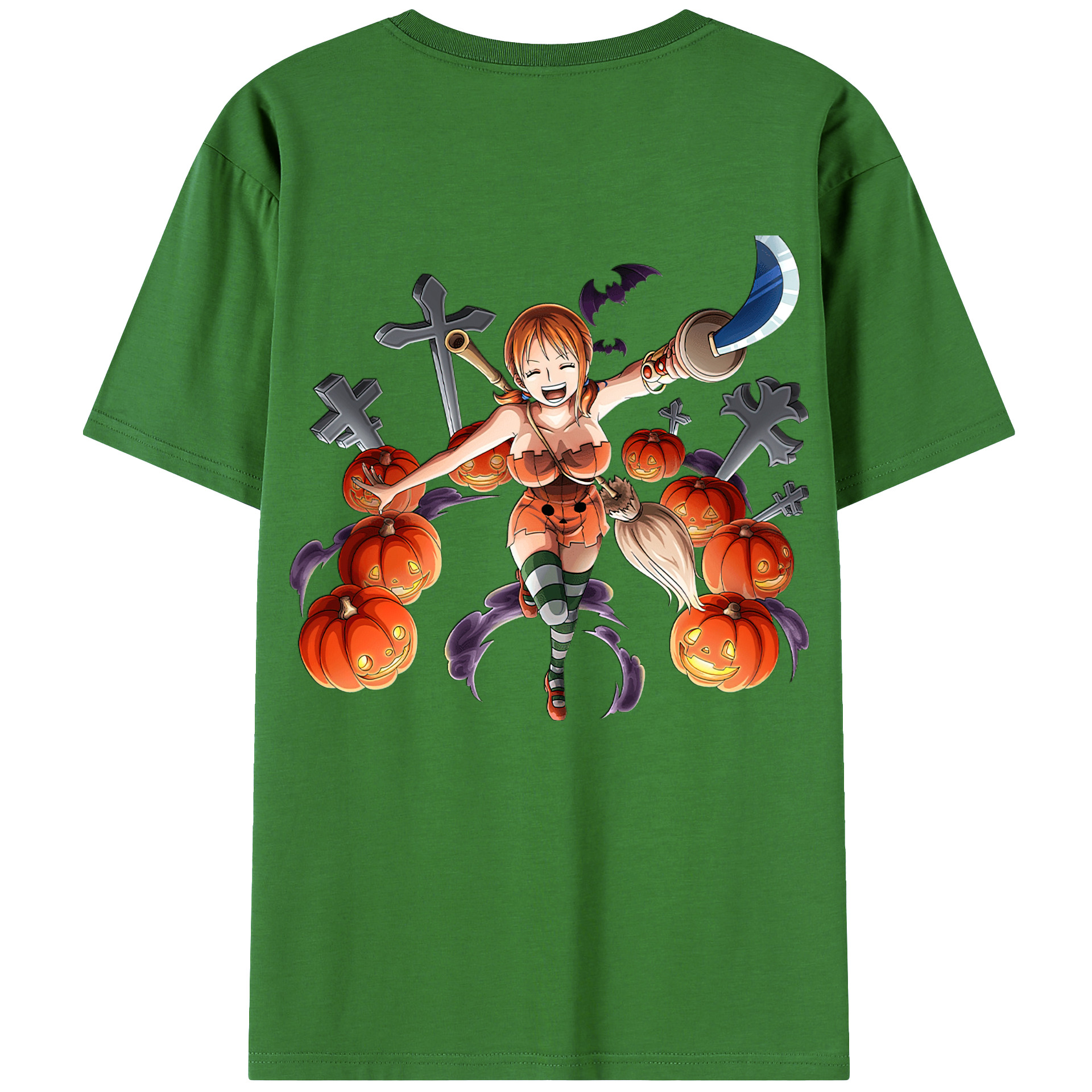 （画像用） ワンピース ナミ ONE PIECE Nami レディース半袖Tシャツ(バックプリント)